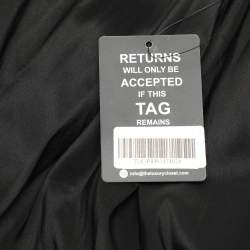 Pre Owned Self-Portrait Black Cluster Sequin Synthetic Taffeta Mini Dress M