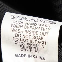 Pre Owned Self-Portrait Black Guipure Lace Paneled Sleeveless Midi Dress S