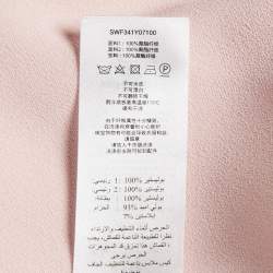 Self-Portrait Pink Floral Guipure Lace and Crepe Mini Dress XS