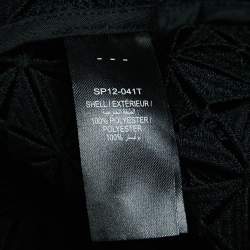 مملوكة مسبقًا Self-Portrait Black Guipure Lace Ruffled Full Sleeve Top M