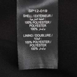 Pre Owned Self-Portrait Navy Blue/Black Lace Midi Dress M