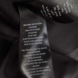 Pre Owned Self-Portrait Black Crystal Embellished Velvet Blazer S