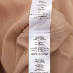 Self-Portrait Beige Mesh Star Midi Dress S