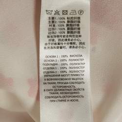 Self-Portrait White Floral Print Chiffon Lace Inserts Mini Dress S