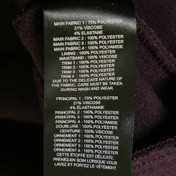 Self-Portrait Purple Lace and Crepe Mini Dress M