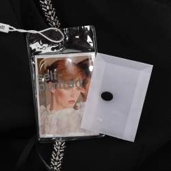 Pre Owned Self-Portrait Black Stretch Crepe Crystal Embellished One Shoulder Jumpsuit M