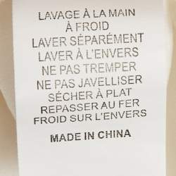 Pre Owned Self-Portrait White Lace Insert Cotton Midi Dress Dress M