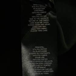 Pre Owned Self-Portrait Black Crepe Off-Shoulder Lace Detail Midi Dress M