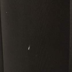 Pre Owned Self-Portrait Black Bead Embellished Jersey Ruffled Jumpsuit M