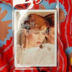 Pre Owned Self-Portrait Red Botanical Print Crepe Midi Dress S