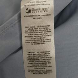 مملوكة مسبقًا Self-Portrait Blue Flower Lace Crystal Detail Mini Dress S