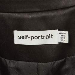 مملوكة مسبقًا بلاي سوت سيليف بورتريه تيد معدني بولكي أسود مقاس متوسط - ميديم