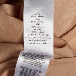 Pre Owned Self-Portrait White Floral Lattice Lace Sleeveless Midi Dress M