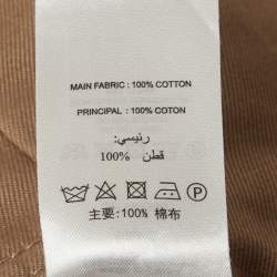 مملوكة مسبقًا Self-Portrait Brown Denim Belted Midi Skirt L