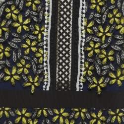 مملوكة مسبقًا فستان سيلف بورتريه ميني إلينا دنتيل غيبوير متعدد الألوان مزخرف بأزهار ديزي مقاس متوسط