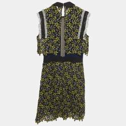 مملوكة مسبقًا فستان سيلف بورتريه ميني إلينا دنتيل غيبوير متعدد الألوان مزخرف بأزهار ديزي مقاس متوسط