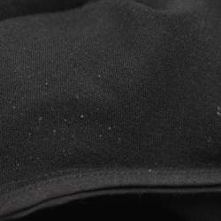 Pre Owned Self-Portrait Black Crepe and Lace Frill Asymmetric Jumpsuit L