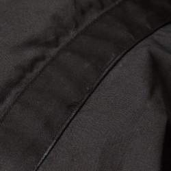 مملوكة مسبقًا Self-Portrait Black Cotton Embellished Off Shoulder Crop Top M