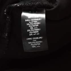 Pre Owned Self Portrait Black Daisy Dot Lace Jumpsuit M