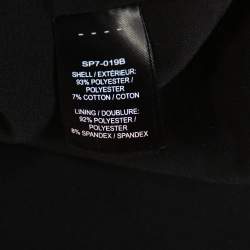 Pre Owned فستان سيلف بورتريت متوسط الطول بحواف متباينه اللون دانتيل غيبور عنابي مقاس وسط (ميديوم)