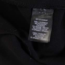 Pre Owned Self-Portrait Black Guipure Lace & Crepe Serena Jumpsuit S