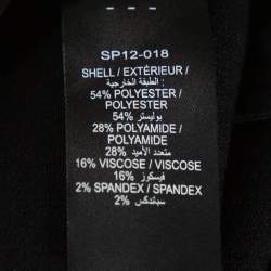 Pre Owned Self Portrait Black Lace Paneled Hall Jumpsuit M