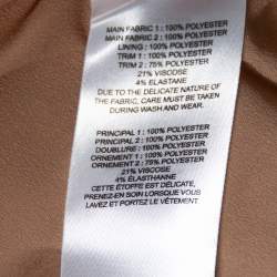 Pre Owned فستان سيلف بورتريه دانتيل مورد بيج ووردي مقاس متوسط - ميديوم