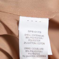 Pre Owned Self Portrait Navy Blue Guipure Lace Pleated Sofia Skirt L