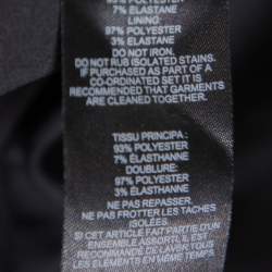 مملوكة مسبقًا توب سيلف بورتريت مزخرف كريستال حافة غير متماثلة قطيفة أسود مقاس صغير (سمول)