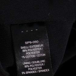 مملوكة مسبقًا Self-Portrait Black Crepe Lace Tie Shoulder Detail Midi Dress S