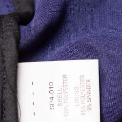 Pre Owned فستان سيلف بورتريت ماكسي قصات مزين ترتر دانتيل لونين مقاس صغير (سمول)