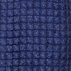 Pre Owned فستان سيلف بورتريت ماكسي قصات مزين ترتر دانتيل لونين مقاس صغير (سمول)