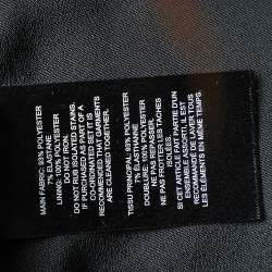 Pre Owned Self Portrait Blue Velvet Button Front Blazer S