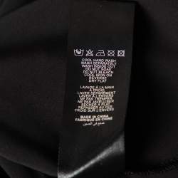 Pre Owned Self-Portrait Black Guipure Lace Hall Mini Dress M