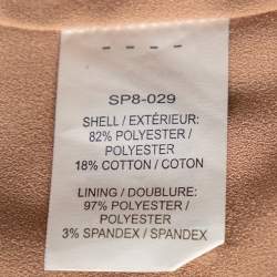 Pre Owned فستان سيلف - بورتريه أمارلس دانتيل جوبير بنقشة الزهور أزرق كحلي مقاس متوسط - ميديوم