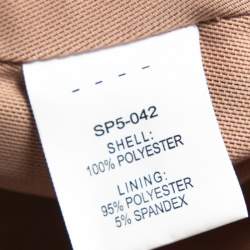 Pre Owned Self-Portrait Blue Guipure Lace & Mesh Paneled Liliana Belted Skirt S