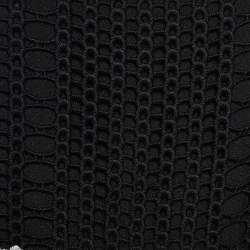 مملوكة مسبقًا Self-Portrait Black Eyelet Lace Scalloped Midi Dress L