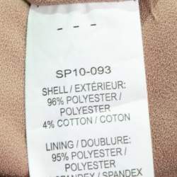 Pre Owned Self-Portrait Multicolor Embroidered Lace Collared Midi Dress S