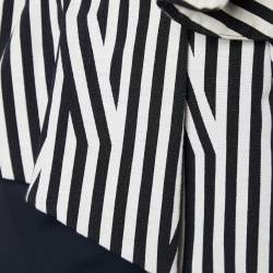 Self-Portrait Monochrome Cotton Ruffle Detail Jumpsuit S