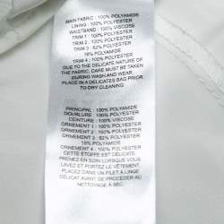 Pre Owned Self-Portrait White Lace Ruffled Midi Dress S