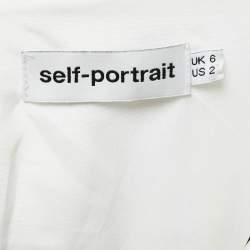 Self-Portrait Monochrome Cross Front Neck Jumpsuit S