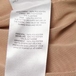 Pre Owned Self-Portrait Red Floral Guipure Lace Midi Dress M