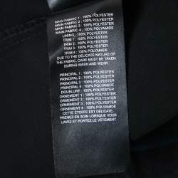 Pre Owned Self-Portrait Blue Floral Guipure Lace Peplum Top S