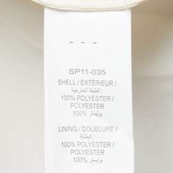 Pre Owned Self-Portrait Black/White Guipure Lace Sleeveless Midi Dress M