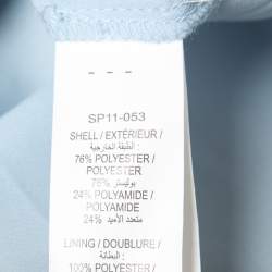 Pre Owned Self-Portrait Black/Blue Florentine Embroidered Tulle Maxi Dress S