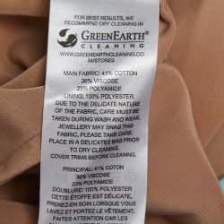 Pre Owned Self-Portrait Blue Floral Lace Sleeveless Midi Dress S