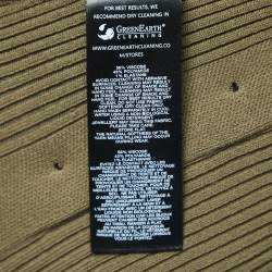 مملوكة مسبقًا Self-Portrait Green Ribbed Knit Cutout Midi Dress M