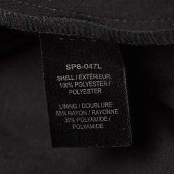 Pre Owned Self-Portrait Blue Floral Guipure Lace Sequin Embellished Tiered Skirt S