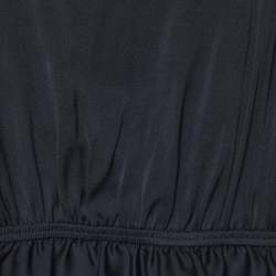 Self-Portrait Black Crepe & Lace Off-Shoulder Top S