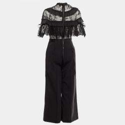 Self-Portrait Lace Ruffles Jumpsuit M
